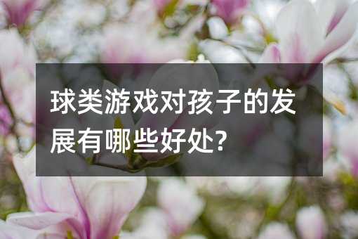 球类游戏对孩子的发展有哪些好处?